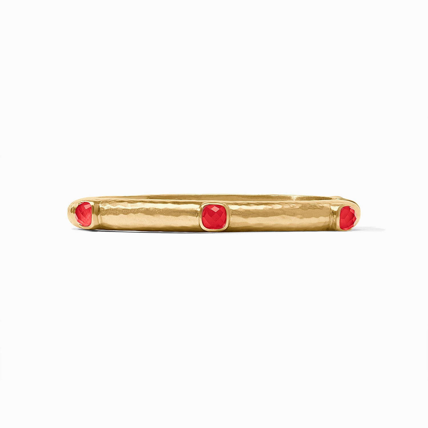 Catalina Hinge Bangle - Iridescent Strawberry
