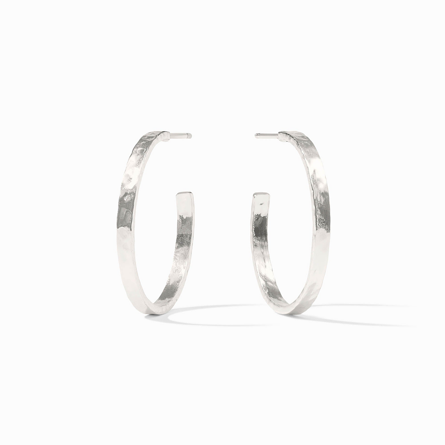 Crescent Hoop - Silver - Medium