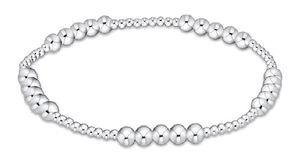 Blissful 4mm Bead Bracelet - Sterling Silver