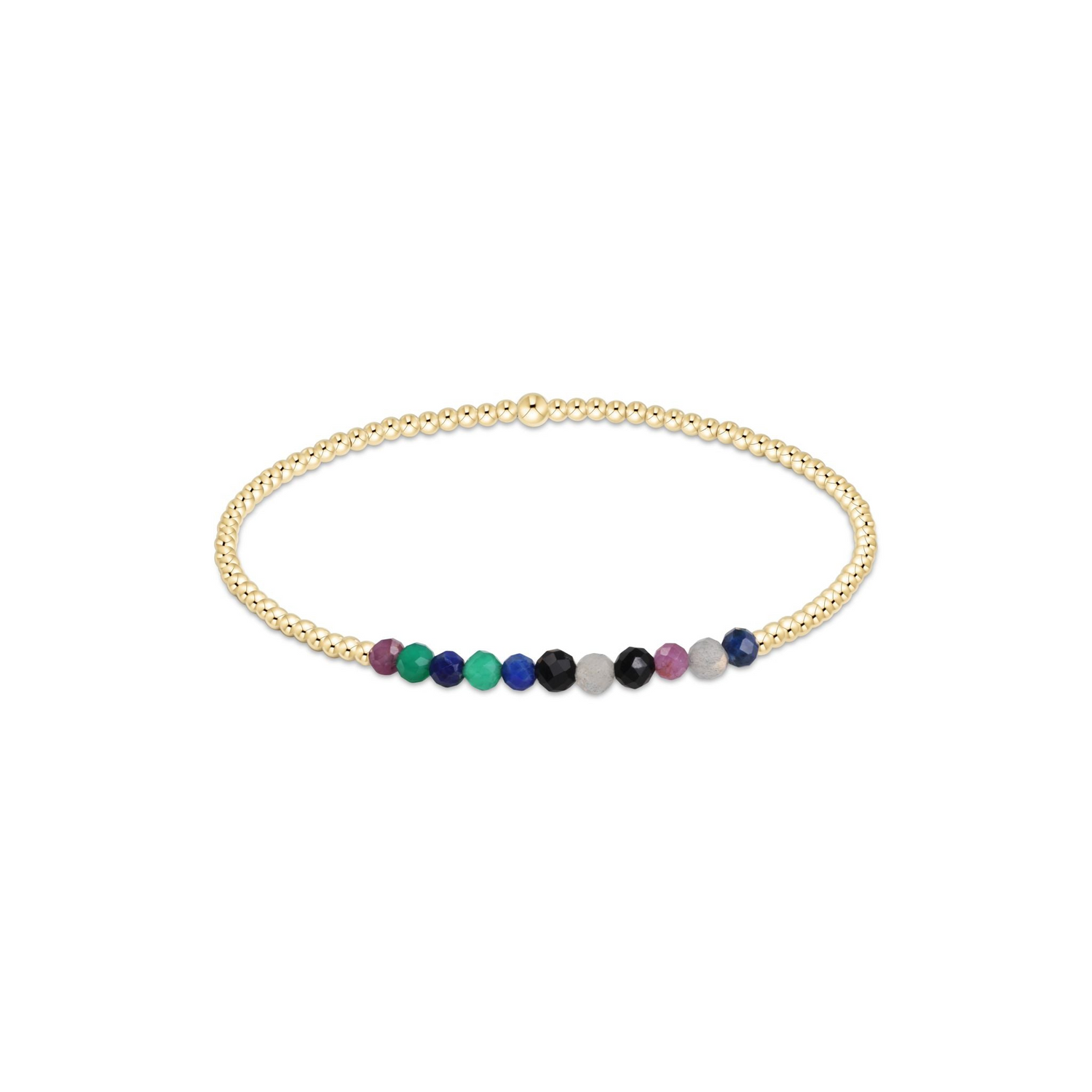 2mm Bliss Gold Bead Bracelet- Hot Mess Fall/Winter