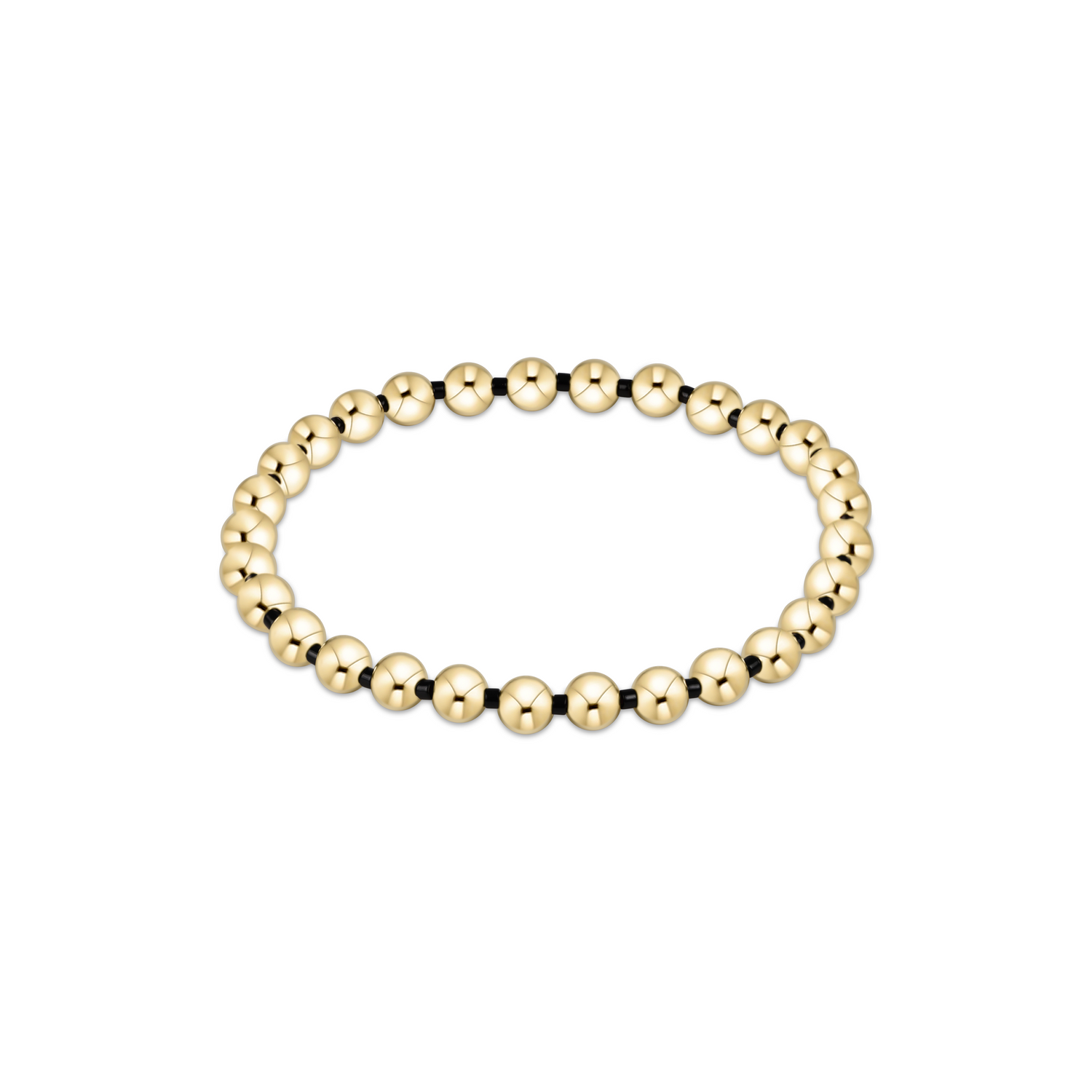 Hope Grateful 5mm Beaded Bracelet - Onyx
