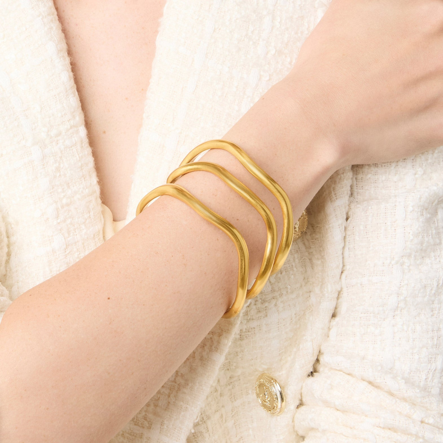 Wave Bangle - Large