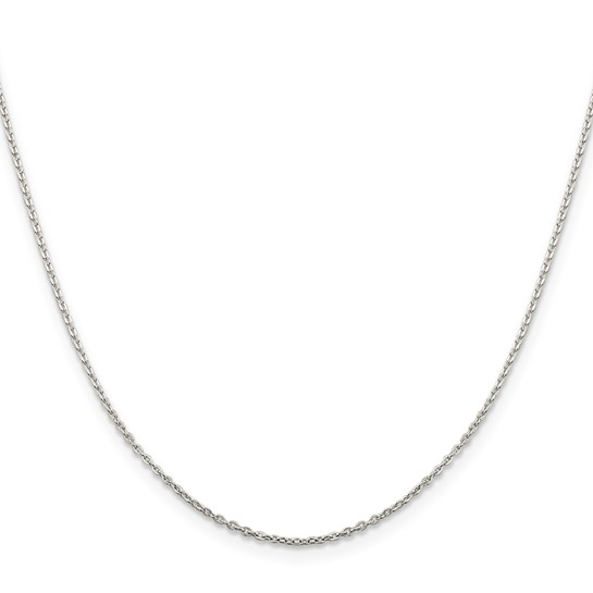 Sterling Silver 1mm Flat Link Cable Chain