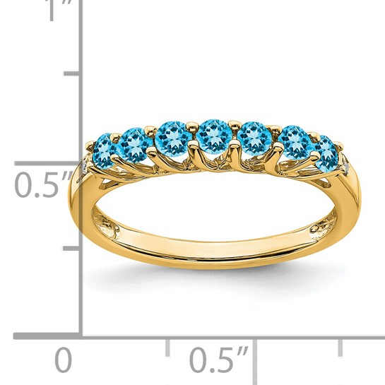 "Carol" Blue Topaz