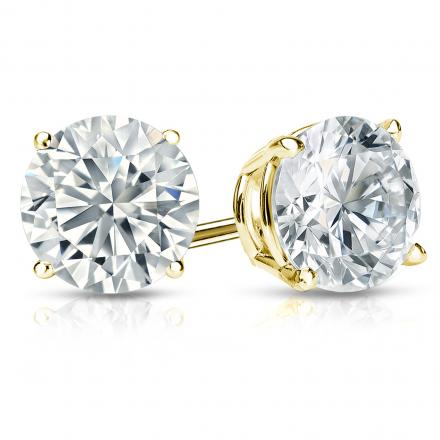 14k Yellow Gold 0.32ctw Lab-Grown Diamond Stud Earrings