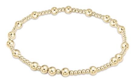 egirl Hope Unwritten 4mm Bead Bracelet - Gold