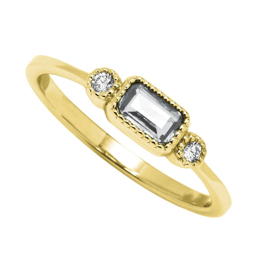 "Davis" White Topaz