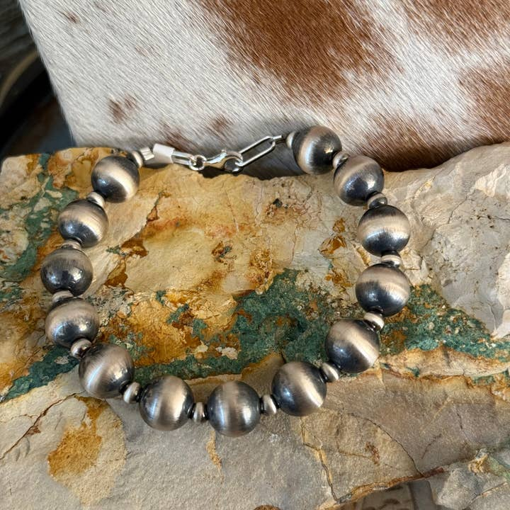Sterling Silver Pearl Bracelet