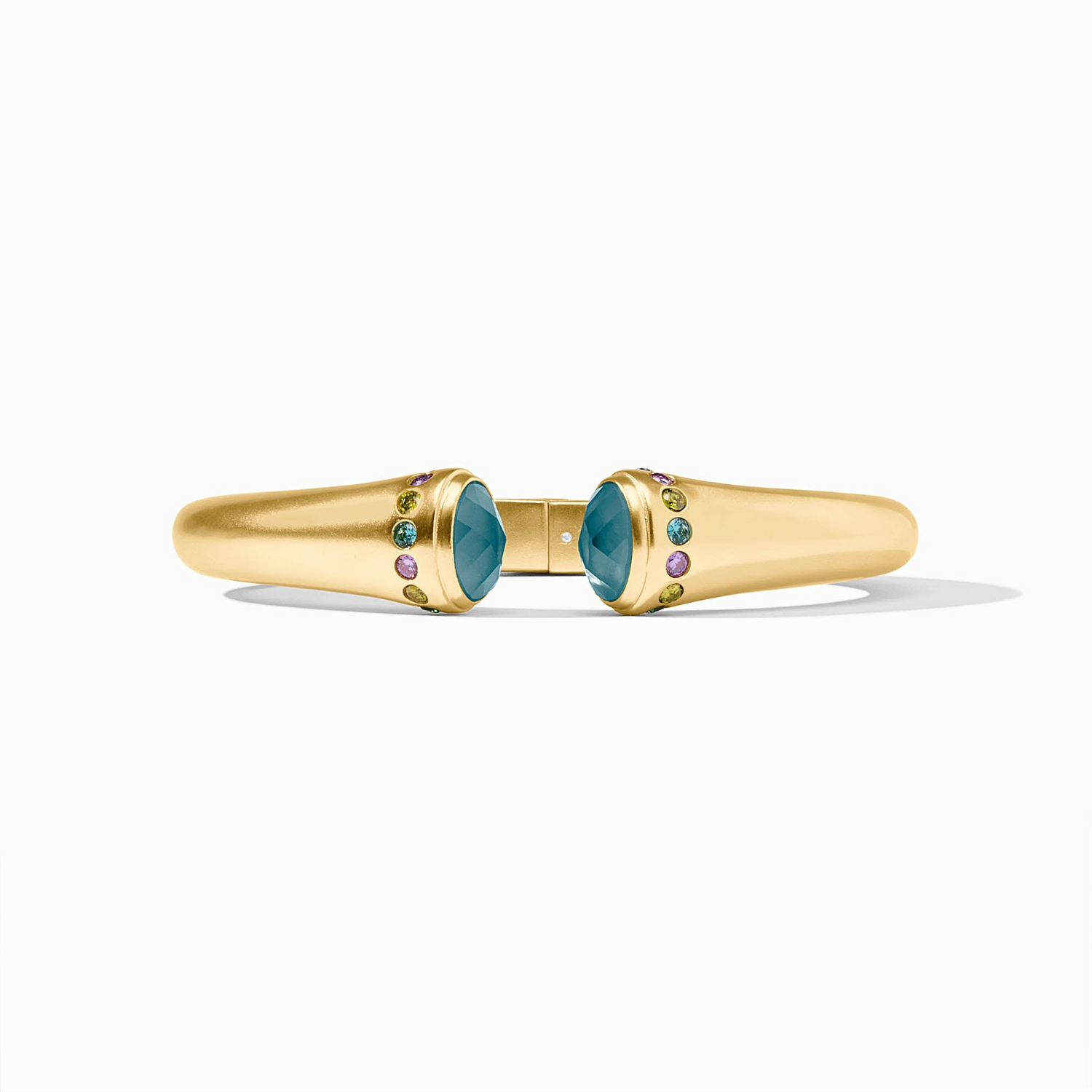 Rainbow Demi Cuff - Iridescent Montana Blue with Blue Twilight halo