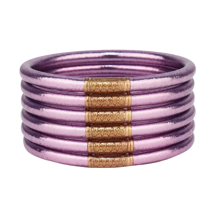 BuDahGirl Glitter Bangles- Purple- Large