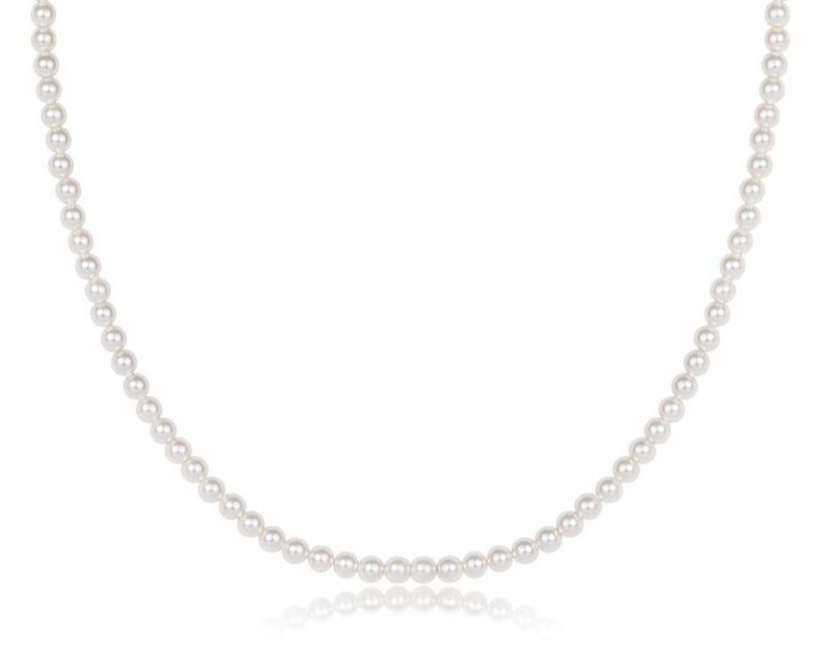 17" Choker Classic Pearl 3mm Bead