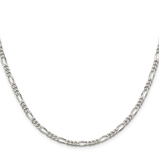 Sterling Silver 16" Figaro Chain