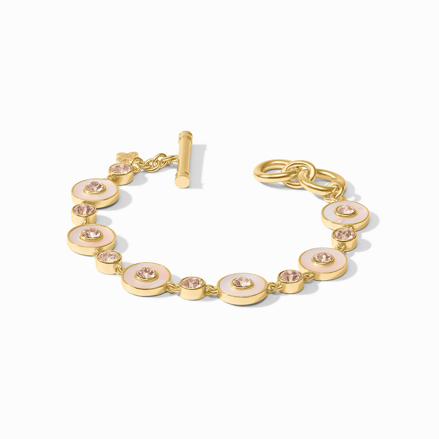 Colette Tennis Bracelet - Gold & Champagne