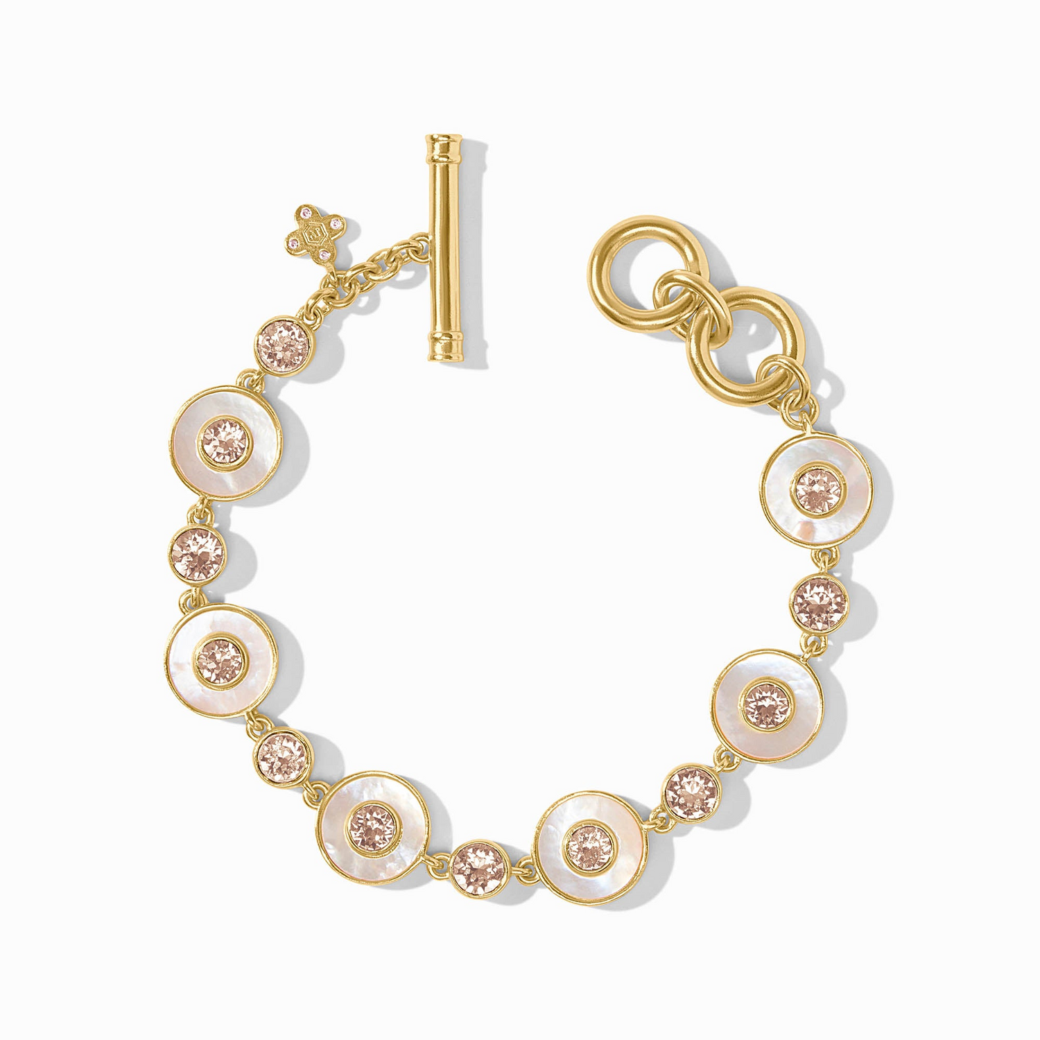 Colette Tennis Bracelet - Gold & Champagne