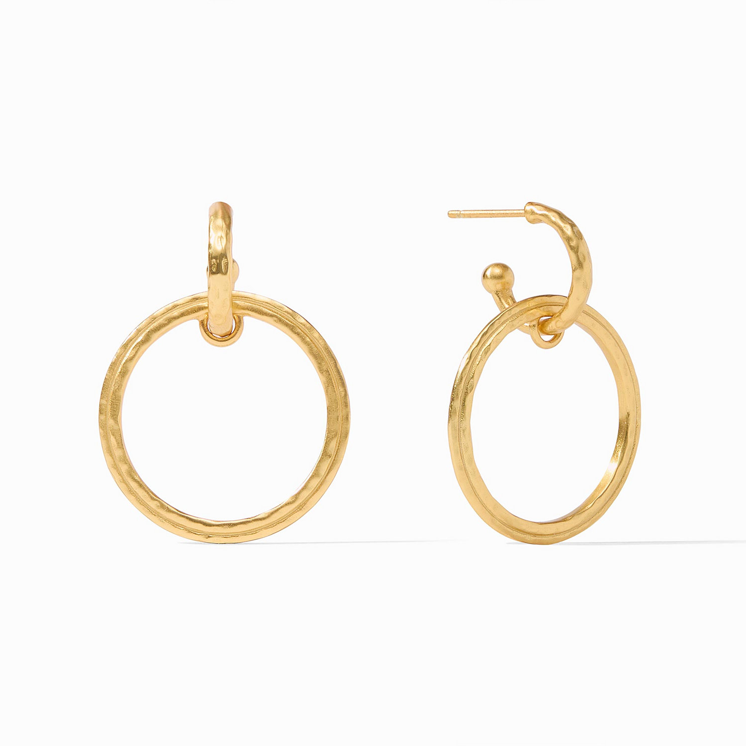 Astor 6-in-1 Charm Earring - Gold & Iridescent Clear Crystal