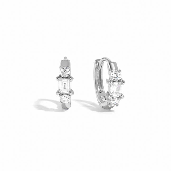 Kai CZ Huggie Hoops