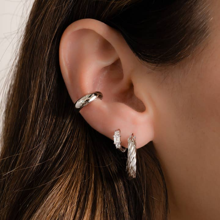 Kai CZ Huggie Hoops