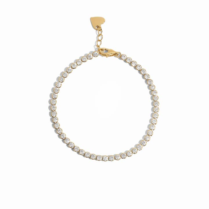3mm Round CZ Tennis Bracelet