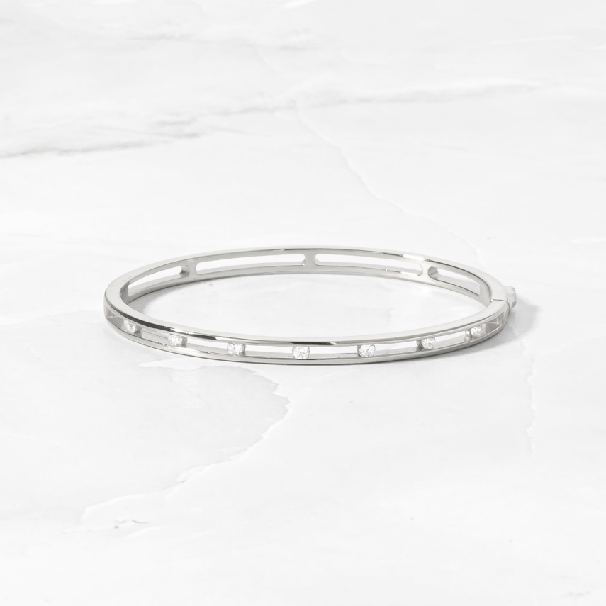 Studded CZ Bangle