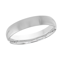 10K White Gold 4 mm Ladies Wedding Band