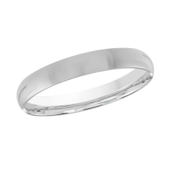 10K White Gold 2 mm Ladies Wedding Band