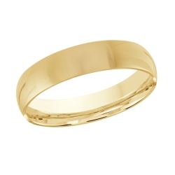 10K Yellow Gold 5 mm Men's Wedding Band