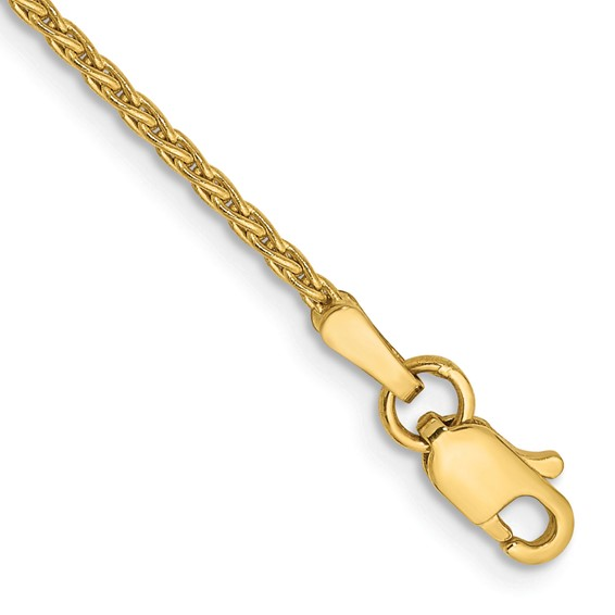 10K 1.5mm 7 inch Parisian Wheat Chain