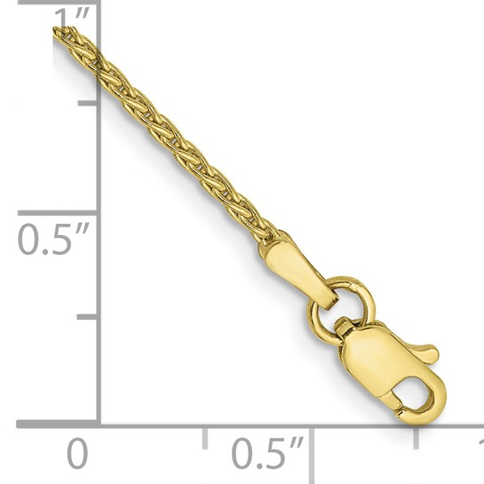 10K 1.5mm 7 inch Parisian Wheat Chain