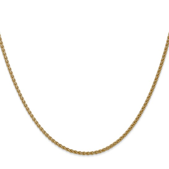 14K 20 inch 1.05mm Spiga with Spring Ring Clasp Chain