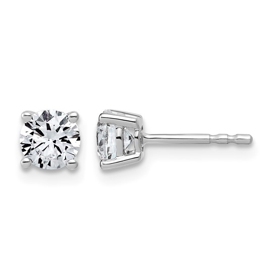 14K White Gold Lab Grown 1ctw Diamond Stud Earrings