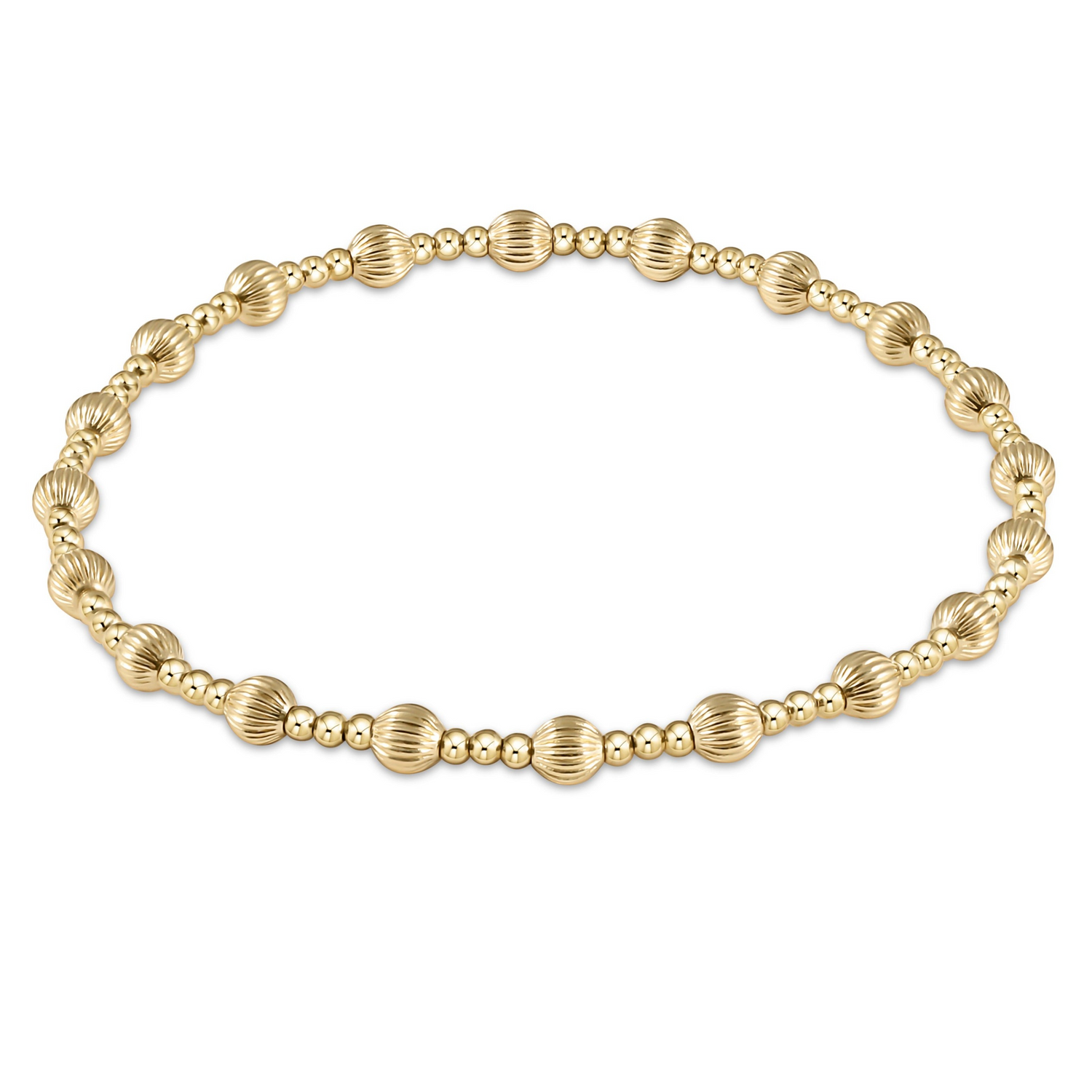 eNewton Designs Extends Dignity Sincerity Gold 4mm Bracelet