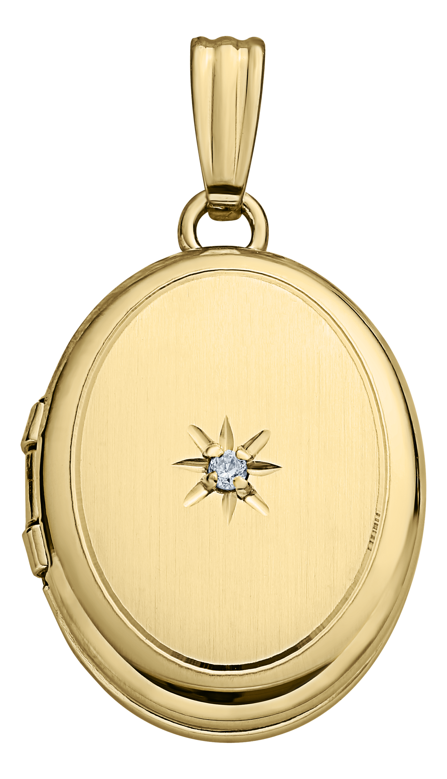 Gold Filled Oval Locket Necklace