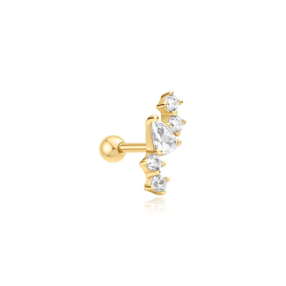 Ear Edit Gold Constellation Barbell Single Earring