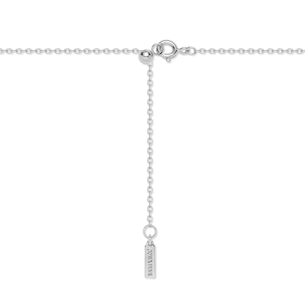 Tide Echo Silver Diamond-Cut Sunny Disc Necklace