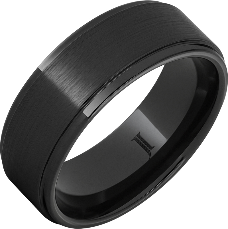 Satin Rogue – Black Diamond Ceramic Ring Size 10.5