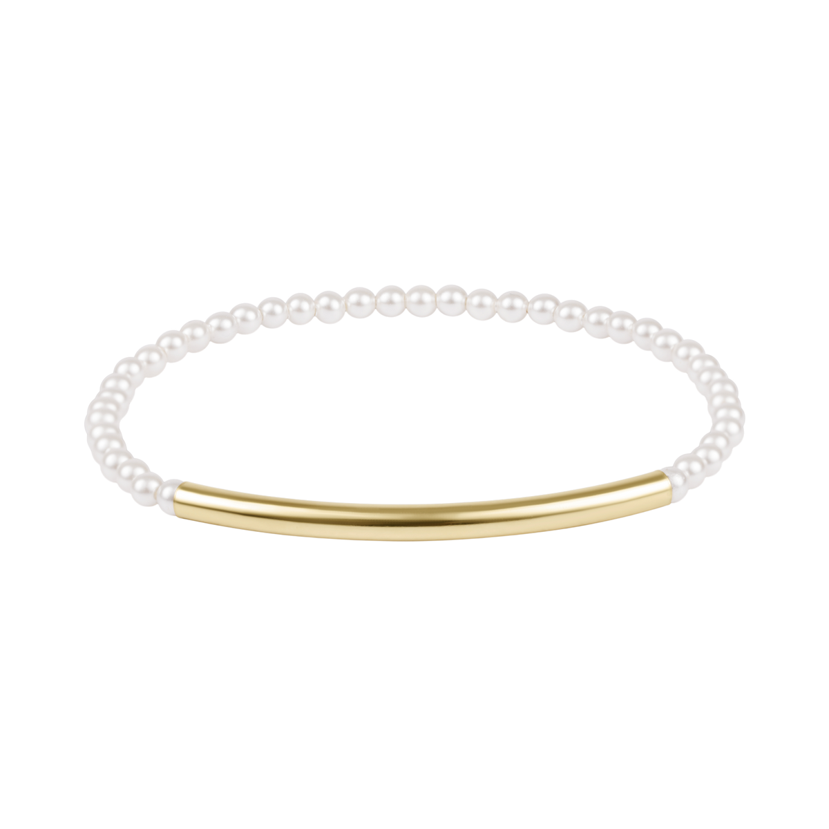Bliss Bar Smooth Pearl 3mm Bracelet