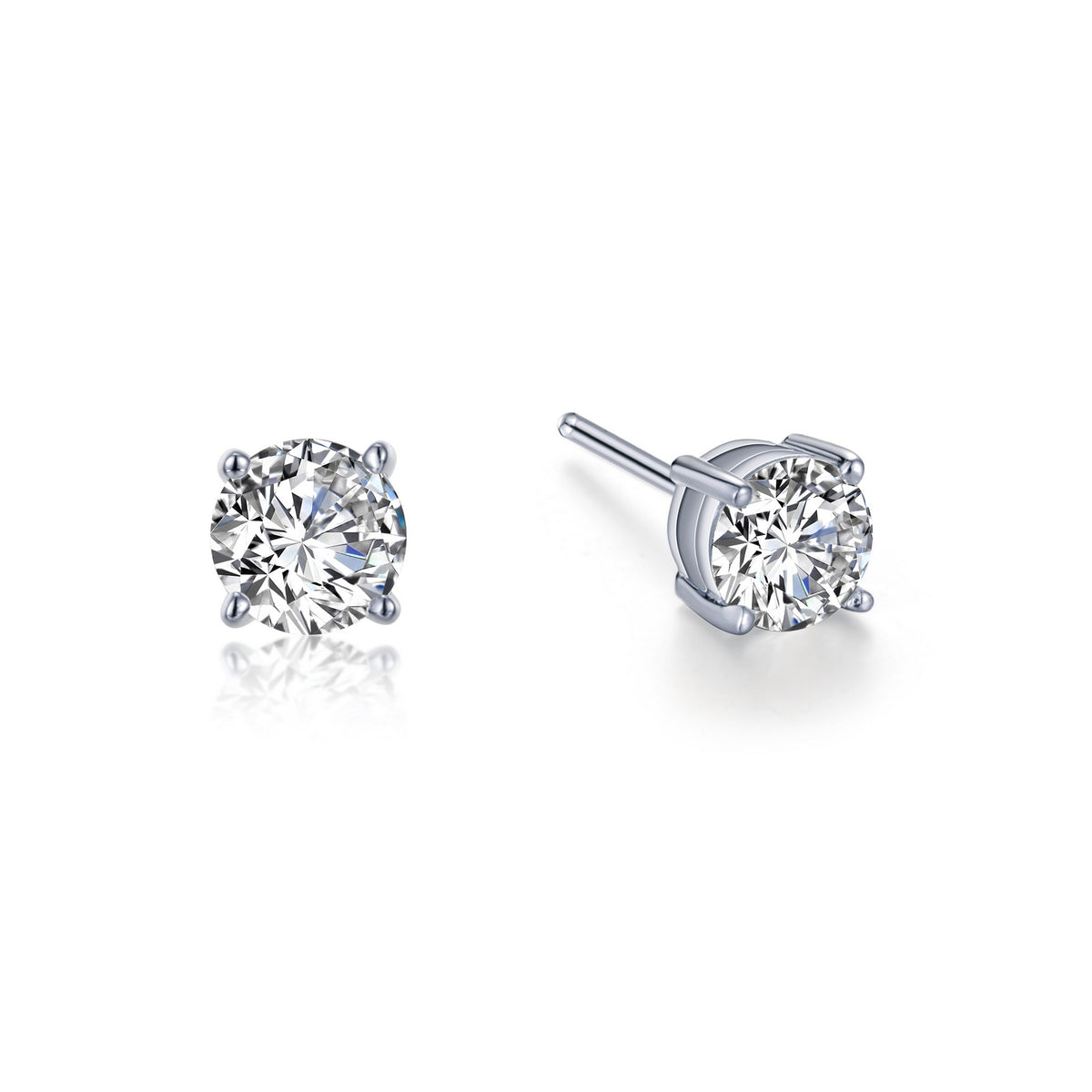 ER CL S.S. PT 1.50 CTW 4 PRONG ROUND STUDS