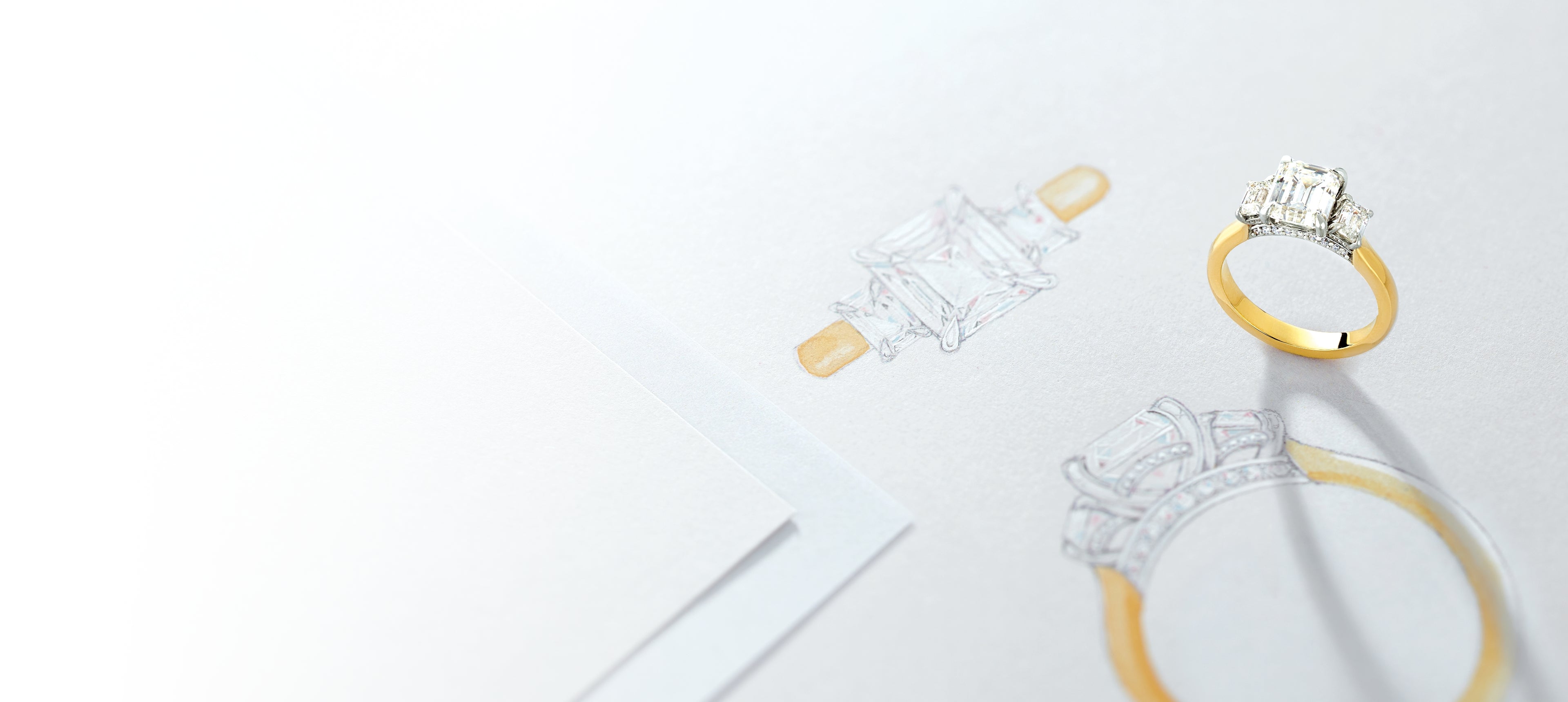 Custom engagement ring