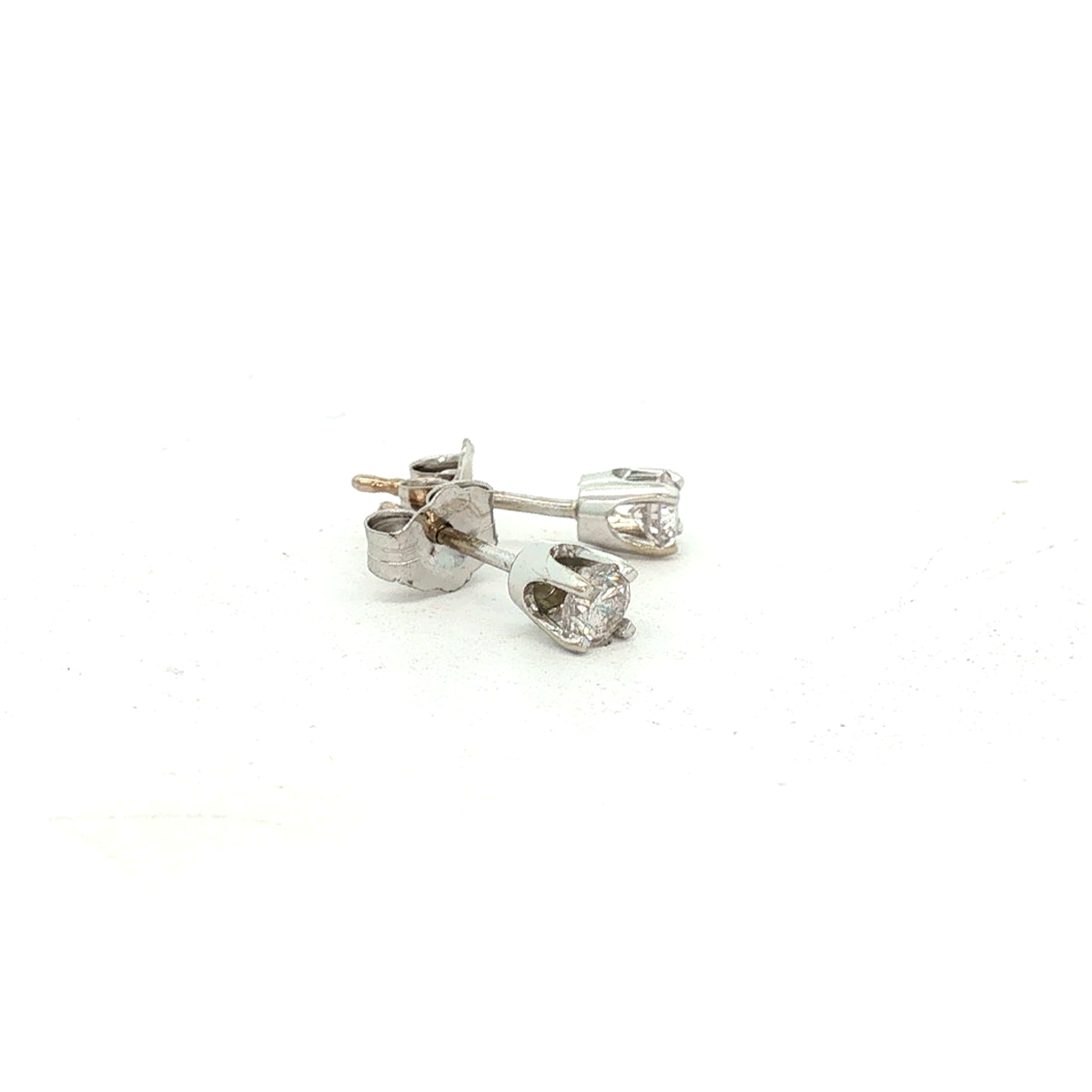 14K White Gold Lab Grown 1ctw Diamond Stud Earrings