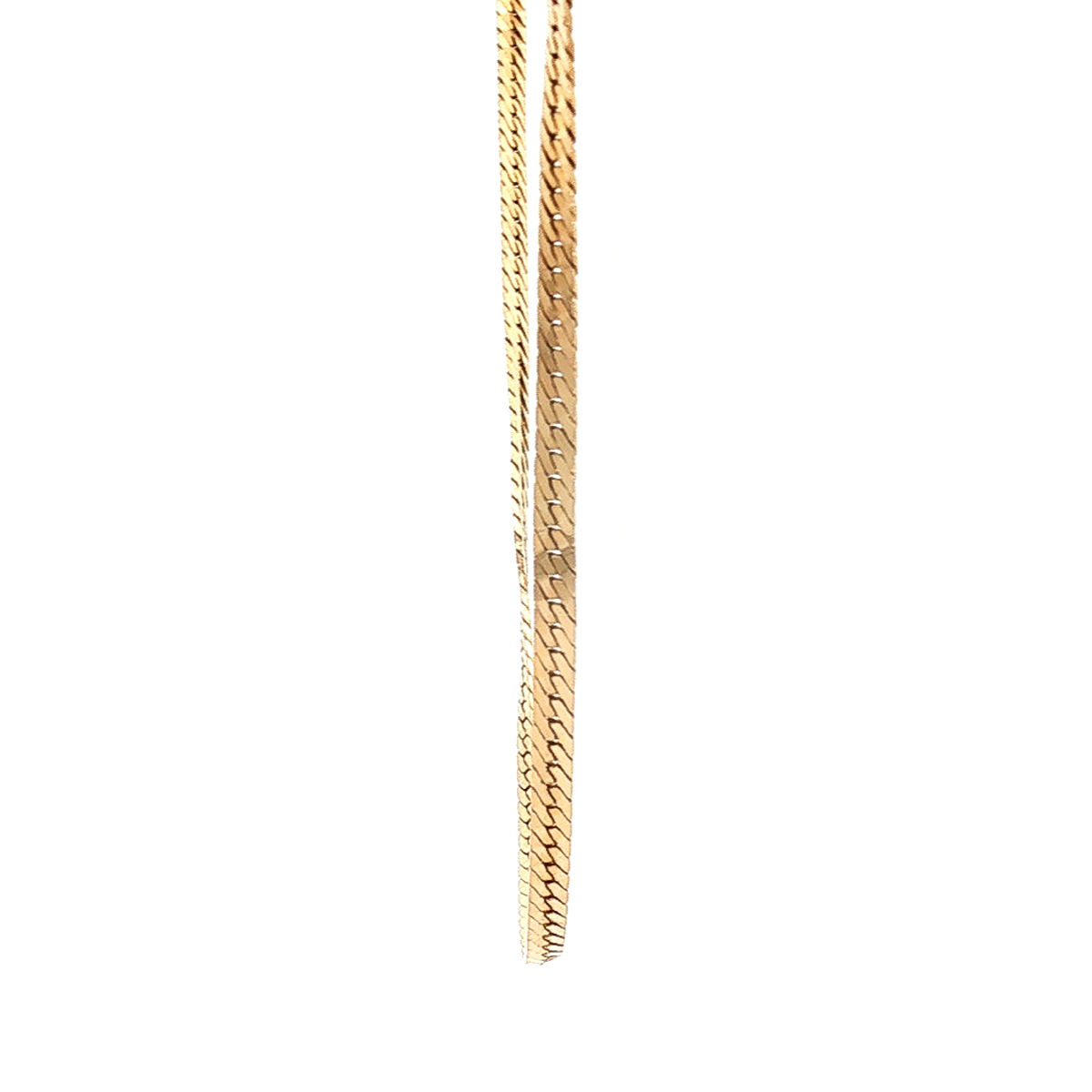 14k Yellow Gold 23" Pre-Owned Herringbone Chain