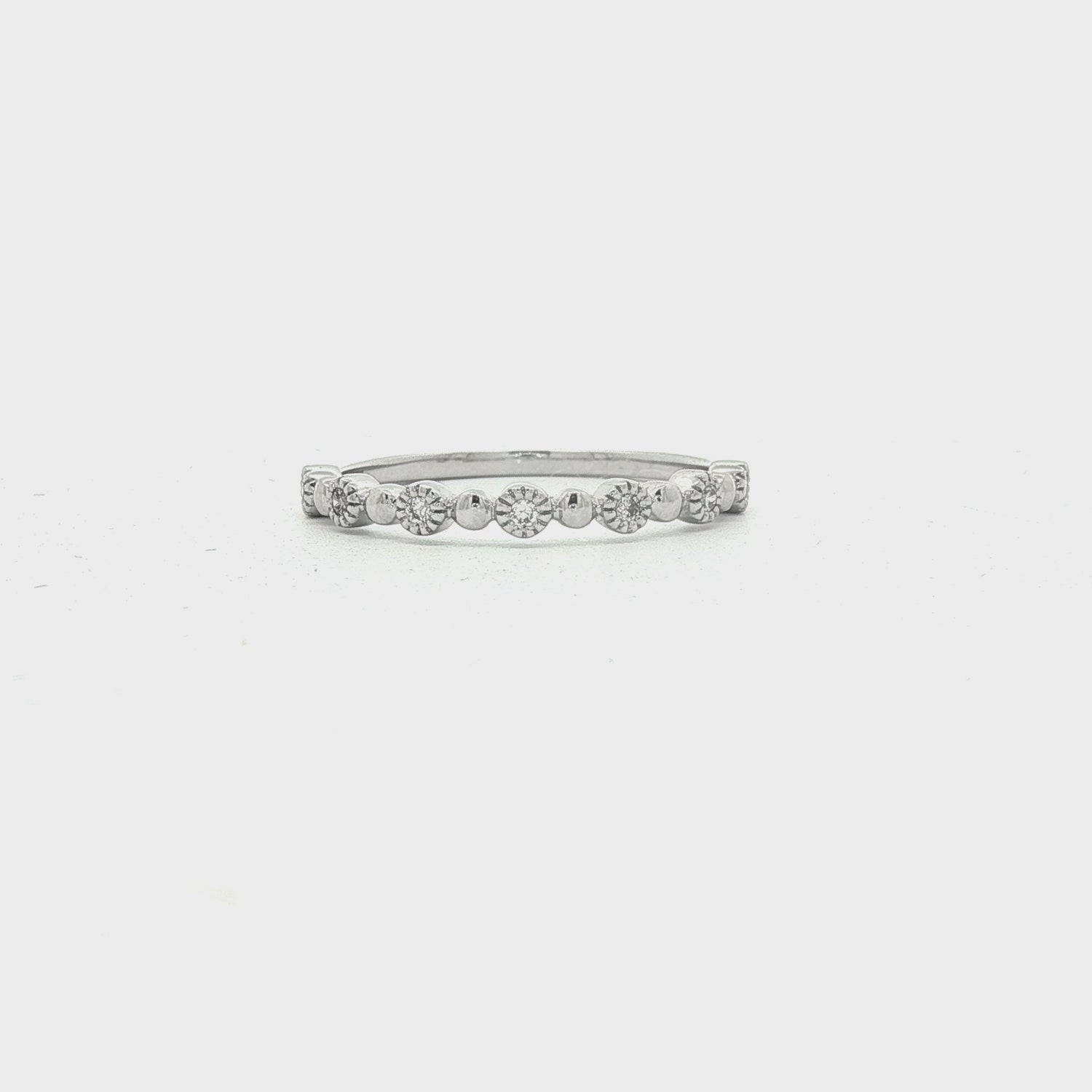 "Avery" White Gold