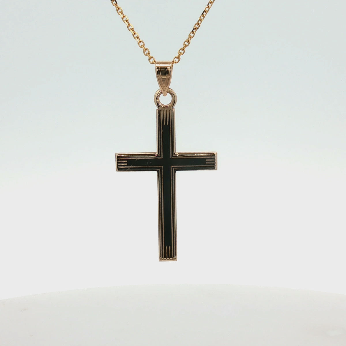 14K Yellow Gold Pre-Owned Cross Pendant