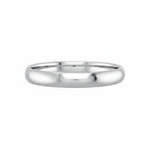 Selman's Jewelers 10k white gold 2mm light comfort fit wedding band, size 5.