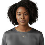 Selman's Jewelers Raya 14ky gold geometric necklace with marquise diamond.