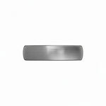 Selman's Jewelers men's domed tungsten wedding band with satin finish, size 13.