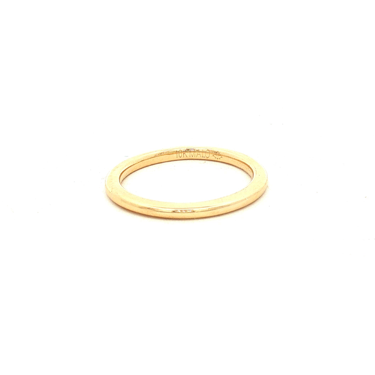 10k Yellow Gold Plain 1.5mm Wedding Band